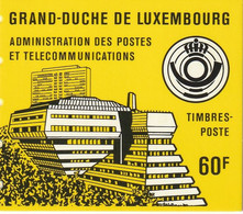 LUXEMBOURG 1986 - ROBERT SCHUMAN, BOOKLET WITH YELLOW COVER - Booklets