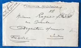 France TAD TRESOR ET POSTES *66* Sur Enveloppe F.M. 18.12.1914 - (A249) - WW I