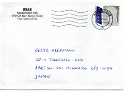 59595 - Niederlande - 2020 - "1" Willem-Alexander EF A Bf AMSTERDAM -> Japan - Storia Postale