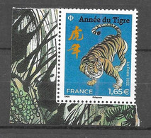 Variété : Nouvel An Chinois : Année Du Tigre (Voir Commentaires) - Unused Stamps