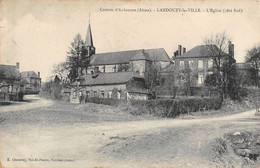 CPA 02 CANTON D'AUBENTON LANDOUZY LA VILLE L'EGLISE COTE SUD - Other & Unclassified