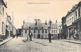 CPA 02 VERVINS PLACE SADI CARNOT - Vervins