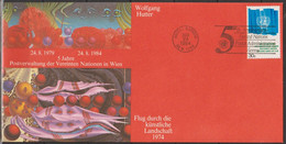 UNO New York 1984   Mi-Nr.291 UNO Flagge 5 Jahre Postverwaltung Der UNO In Wien  (  Dl 72 ) - Covers & Documents