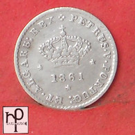 PORTUGAL 50 REIS 1861 - ***SILVER***   KM# 493 - (Nº49358) - Portugal