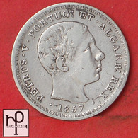 PORTUGAL 500 REIS 1857 - ***SILVER***   KM# 498 - (Nº49368) - Portugal