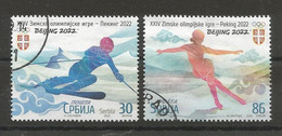 SRB 2022-OLY GAMES BEIJING SERBIA, 2v, Used - Winter 2022: Beijing