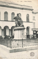 ATH - Statue DEFACQZ - Carte Circulé En 1920 Vers Hôtel De Ville De SAINT-GHISLAIN - Ath