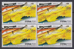 CUBA 2021. ANIVERSARIO 65 DEL REENCUENTRO  DE FIDEL Y RAÚL CASTRO EN CINCO PALMAS. BLOQUE DE CUATRO. MNH - Ungebraucht