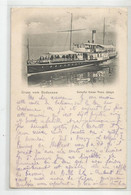 Allemagne Bw Konstanz Gruss Vom Bodensee Bateau Vapeur Dampfer Kaiser  Franz Joseph Cachet Bodensseeschiffspost Maritime - Sonstige & Ohne Zuordnung