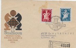 Polen 1956 ; FDC Postally Used - Other & Unclassified