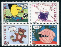 SWEDEN 1995 Greetings Stamps MNH / **  Michel 1894-97 - Nuevos