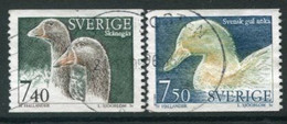 SWEDEN 1995 Ducks And Geese Used.   Michel 1878-79 - Gebraucht