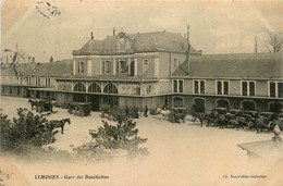 Limoges * La Gare Des Bénédictins * Attelage * Ligne Chemin De Fer - Limoges