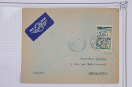 121   MAROC  BELLE LETTRE   1936  POUR   PARIS  FRANCE++AIDEZ LES TUBERCULEUX + +AFFRANCHIS.INTERESSANT. - Cartas & Documentos