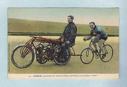 CPA Cyclisme Édition J. Boldo, Maurice CUZIN, Recordman Du Monde, Bicyclette "Labor". Réf. 152. Stayer Moto Entraîneur - Cyclisme