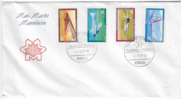 MAI MARKT MANNHEIM  POST AERIENNE  1979 - Briefomslagen - Gebruikt