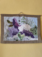 Gobelin Tapestry "Lilacs" - 100% Wollen - Handmade - Tapis & Tapisserie