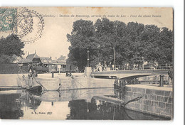 CPA 14 Ouistreham Station Du Tramway Train - Ouistreham