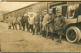 Militaria * Carte Photo Militaire * Automobile Ancienne De Marque Type Modèle ? * Militaires Soldats Régiment - Autres & Non Classés