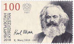 Kyrgyzstan 2018 200th Of Karl Marx Stamp Mint - Karl Marx