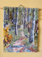 Gobelin Tapestry "3D Forest" - 100% Wollen - Handmade - Alfombras & Tapiceria