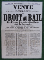 Procès Verbal De Ventes Daté De 1857 - Aisne - Blesmes - Nesles - Chézy - Condé - Courboin Et Environs - Manuscritos