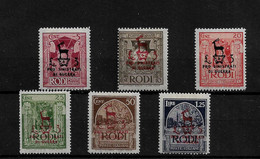 ITALY STAMP - AEGEAN ISLANDS - 1944 War Charity Stamps SET MH (BA5#47) - Ägäis (Aut. Reg.)