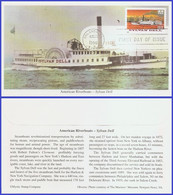US #3092 U/A MYSTIC FDC   Riverboat Sylvan Dell - 1991-2000