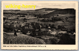 Schotten - S/w Blick Auf Den Hohen Vogelsberg 1   Mit Stempel Berggasthof Hoherodskopf - Vogelsbergkreis