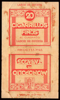 España - Etiqueta - "Labor De Guerra - 20 Cigarrillos Finos - Precio 1,35 - Monopolio De Tabacos" - Spanien