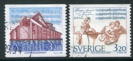 SWEDEN 1994 Göteborg Opera House Used.   Michel 1845-46 - Used Stamps