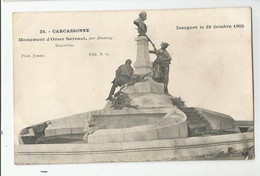 11 Aude Carcassonne Monument Omer Sarrant Inauguré Le 29/10/1905 - Carcassonne