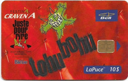 Canada - Bell (Chip) - Just For Laughs, Festival Cravena, 06.1997, 10$, 35.000ex, Used - Canada