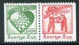 SWEDEN 1993 Christmas MNH / **.   Michel 1799-800 - Unused Stamps