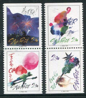SWEDEN 1993 Greetings Stamps  MNH / **.   Michel 1785-88 - Ungebraucht