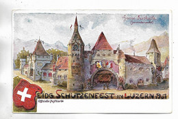 SUISSE - EIDG SCHUTZENFEST In LUZERN 1901 - Grosse Festhalle ( Gésamtanouht ) - Carte Précurseur - LU Lucerne