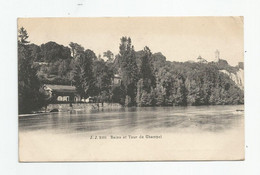 Suisse Bains Et Tour De Champel Villa Cachet Genève 1907 Ed Julien Frères - Genève