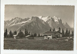 Suisse Gl Glaris Chalets Wetterhorngruppe Cachet Mollis 1951 Ed Verlag Schild Bichsel Brienz 1171 - Mollis