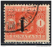 ITALIA RSI - 1944 - SEGNATASSE - FASCETTO - VALORE DA 1 LIRA - USATO - Impuestos