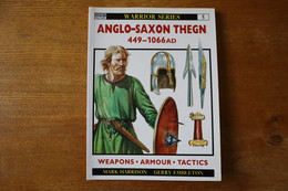 OSPREY  ANGLO SAXON THEGN 449-1066 AD Frais De Port Offert France / Free Postage Europe - Anglais