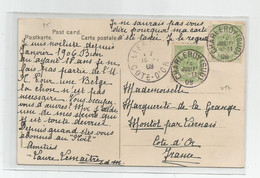 Cpa Klein Catharina Ed Germany 116 Cachet Charleroy Sud 1909 Timbre Belgique Pour Cote D'or 21 Mde Grange De Montot - Klein, Catharina