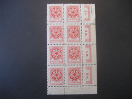 Polen Steuermarken- Polski Czerwony Krzyz 10 Gr, Rot Kreuz Gebühr 1932 Eckrandstück Postfrisch - Fiscali