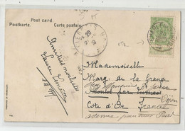 Cpa Klein Catharina Ed Germany 116 Cachet Charleroy Sud 1909 Timbre Belgique Pour Cote D'or 21 Mde Grange De Montot - Klein, Catharina