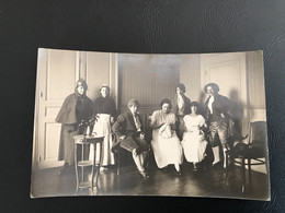 Carte Photo - 1924 - College STE CATHERINE TONNERRE (Yonne)  - Couture Costumes Carnaval - Carnaval