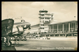 ZURICH KLOTEN - Interkontinentaler Flughafen - Aéroport - Flughof - Flugzeug - Avion - Edit. RUD. SUTER - 1958 - Kloten