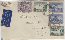 Australia To England 1931 Cover Airmail - Lettres & Documents