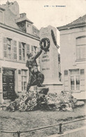 ATH - Le Monument "A Nos Morts Glorieux 14-18" - Carte Circulé 1923 Vers Hôtel De Ville De ST-GHISLAIN - Ath