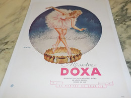 ANCIENNE PUBLICITE MONTRE DOXA 1949 - Other & Unclassified