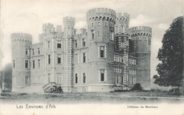 Les Environs D'ATH - Château De Moulbaix - Carte Circulé Vers Hôtel De Ville De ST-GHISLAIN - Ath