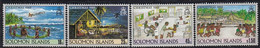 SOLOMON ISLANDS 718-721,unused,Christmas 1989 - Salomon (Iles 1978-...)